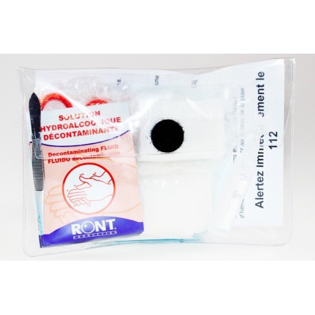 Trousse de secours individuelle transparente