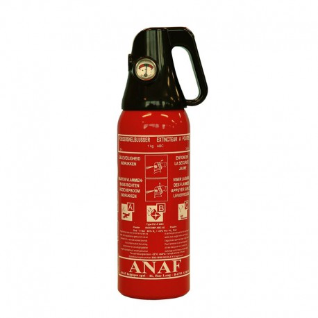 Extincteur poudre ABC pression permanente 1kg