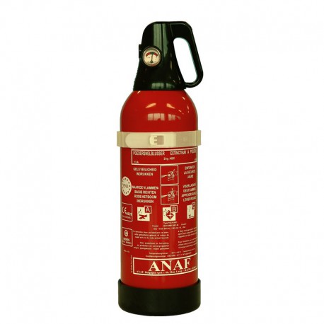 Extincteur poudre ABC pression permanente 1kg