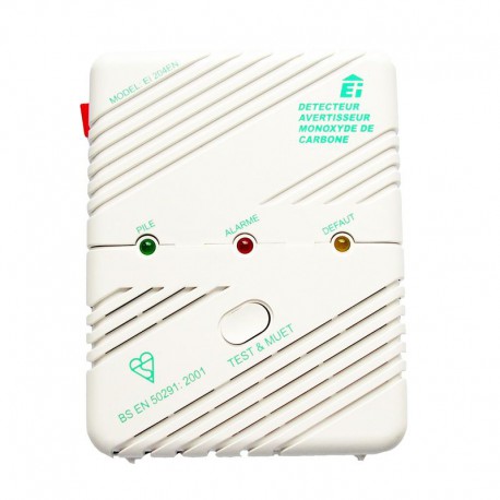 Detecteur Avertisseur de Monoxyde de Carbone Kidde 900-233