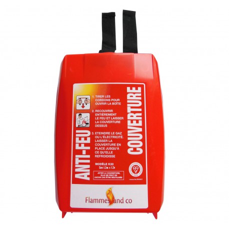 Couverture Anti Feu Flammes and Co 1,m x 1,m 