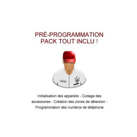 Pré programmation de votre alarme sans fils