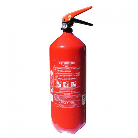 Extincteur poudre ABC pression permanente 1kg