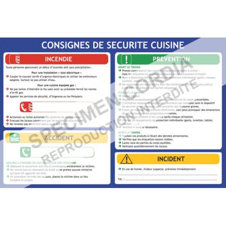 consignes de sécurité et d urgence
